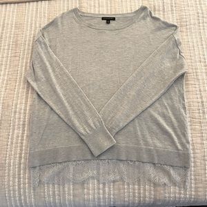 Banana Republic sweater with lace size XL